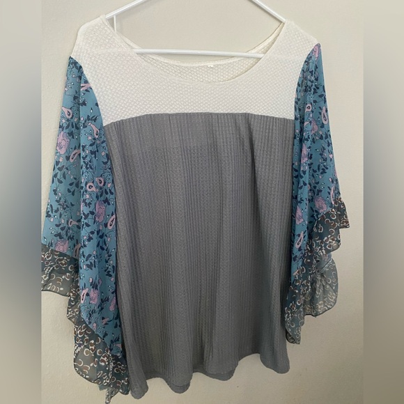 Boho Top XL 35% Cotton 65% Polyester like new - Picture 1 of 4